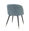 Chlo Upholstered Dining Chair, by Eichholtz USA, 23" width x 30" height x 23" depth thumbnail 2
