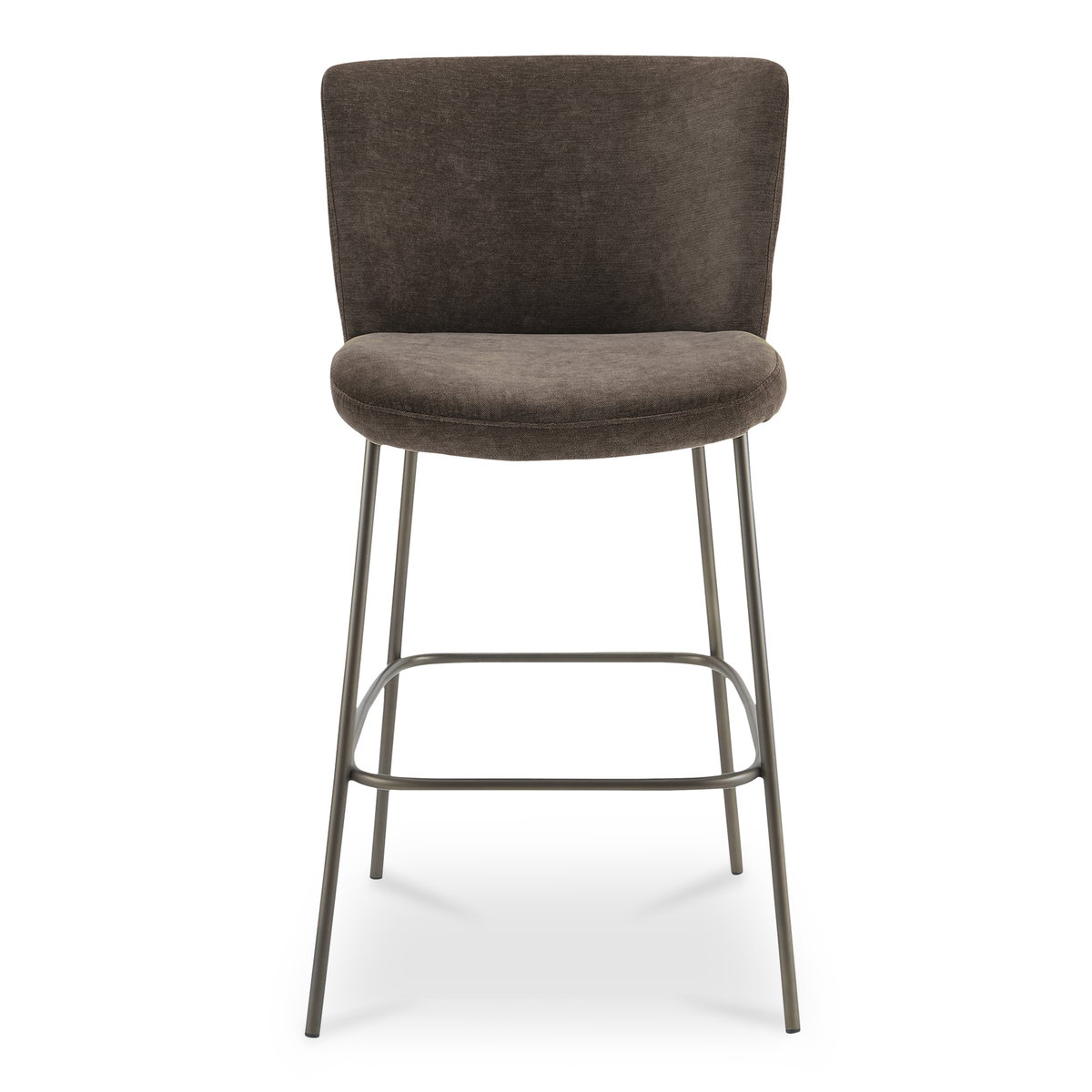 Early Bar Stool Dark Brown, Counter & Bar Stool by Moe's Home, 21.7" width x 41" height x 23.4" depth View 1