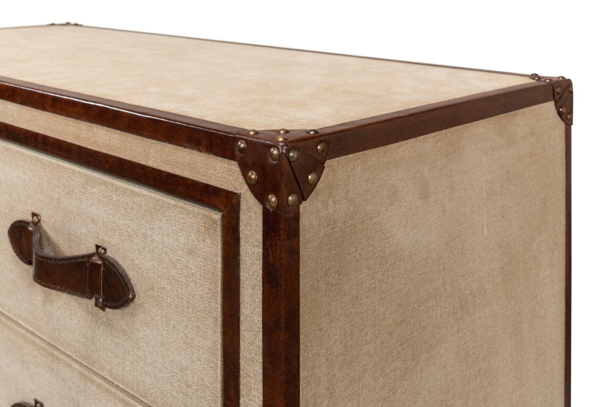 French Art Deco Commode, by Sarreid, 1'4" length x 3' width x 2'8" height View 5