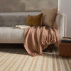 Rey Natural Striped Tan/ Ivory Area Rug thumbnail 2