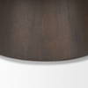 Takoda Dark Brown Wood Tapered Drum Nesting Coffee Tables, by Mercana, 36" length x 36" width x 14" height thumbnail 11
