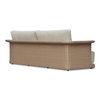 Meredith Outdoor Sofa Beige, Sofas & Sectional by Moe's Home, 90.55" width x 30" height x 38.43" depth thumbnail 2