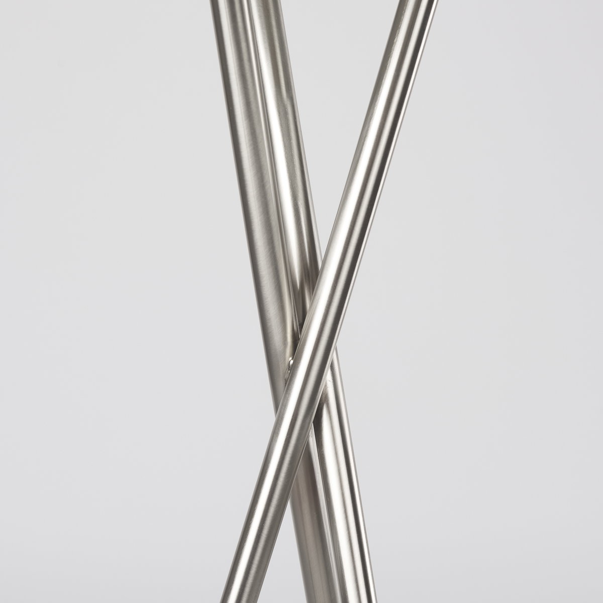 Ambrose  Silver Metal with Beige Fabric Shade Floor Lamp, by Mercana, 20" length x 20" width x 61.8" height View 7