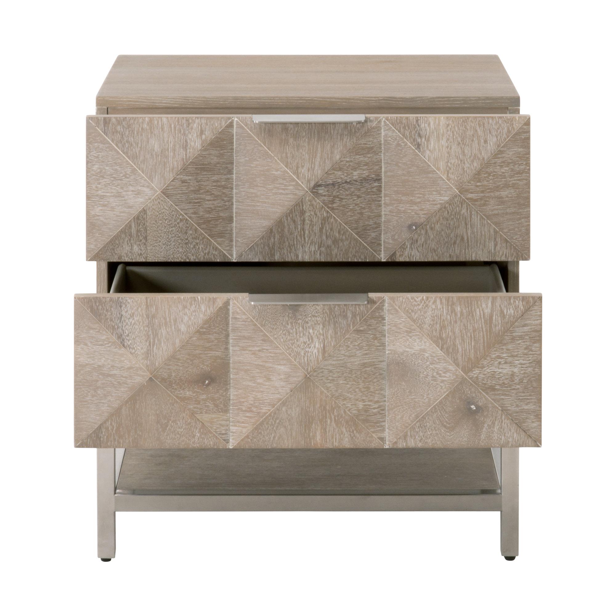 Atlas 2-Drawer Nightstand large image 
