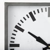 Felix Gray Metal Square Table Clock, by Mercana, 14.4" length x 5.1" width x 18.1" height thumbnail 7