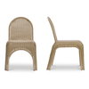 Kendall Outdoor Dining Chair Natural-set Of Two, by Moe's Home, 23.5" width x 31" height x 23" depth thumbnail 4