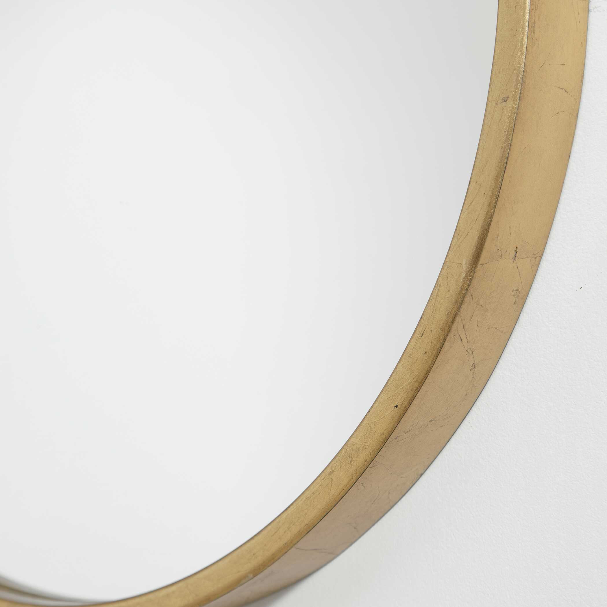 Varina Minimalist Gold Oval Mirror, by Uttermost, 20" width x 32" height x 1.5" depth View 6