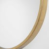 Varina Minimalist Gold Oval Mirror thumbnail 5