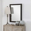 Gower Aged Black Vanity Mirror, by Uttermost, 2'1.25" width x 2'10.62" height x 1.5" depth thumbnail 5