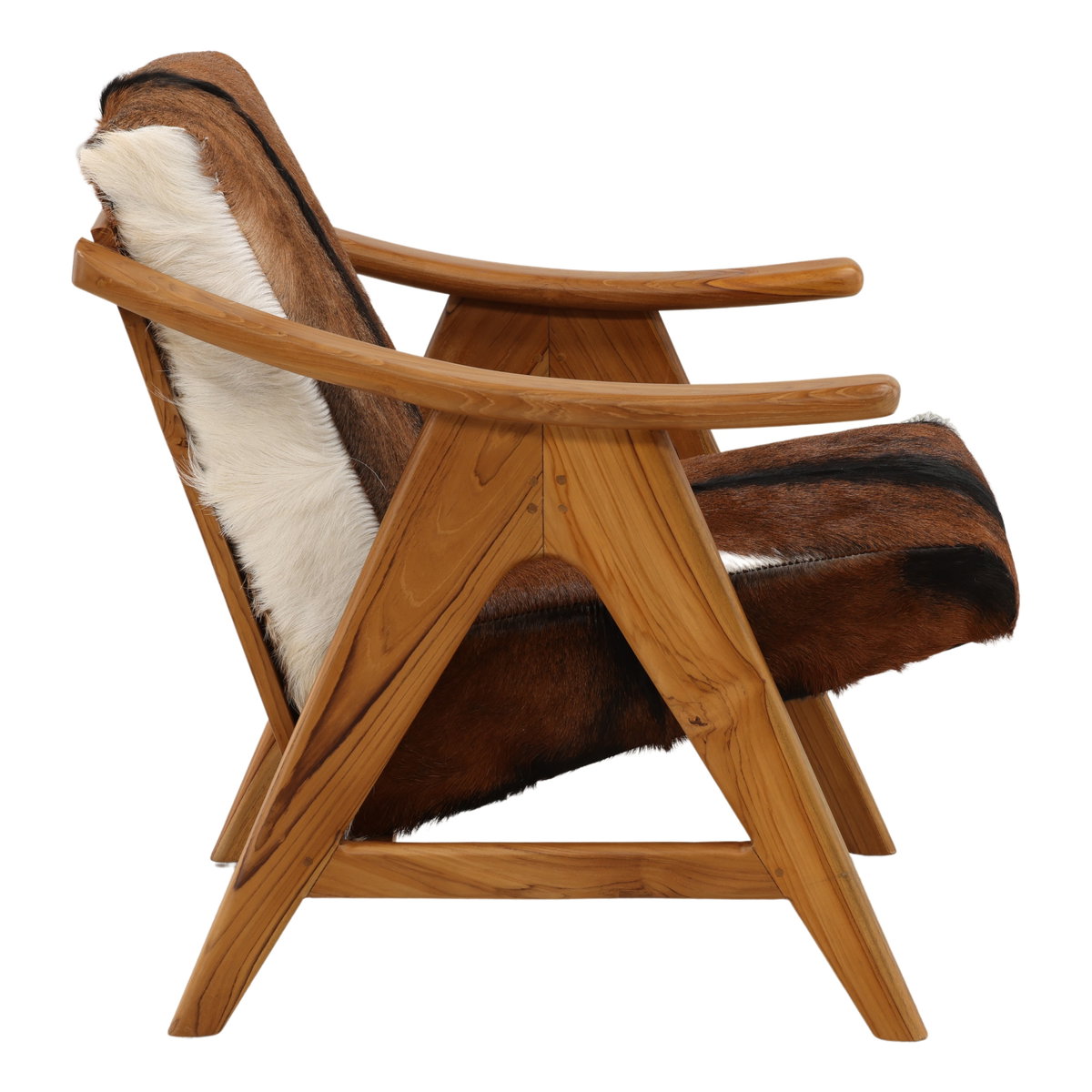 Norcross Occasional Chair Brown, Accent Chair by Dovetail, 28.7" width x 32" height x 32" depth View 3