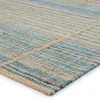 Zoya Flatweave Striped Area Rug in Brown/Blue thumbnail 2