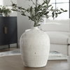 Floreana Medium White Vase, by Uttermost, 10.5" width x 14" height x 10.5" depth thumbnail 2