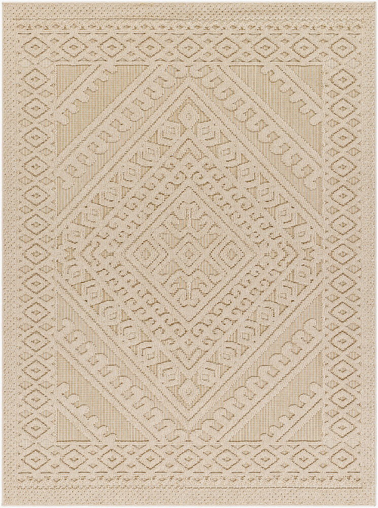 Rockport Machine Woven Rug, by Surya, 1'3.75" length x 1'3.75" width