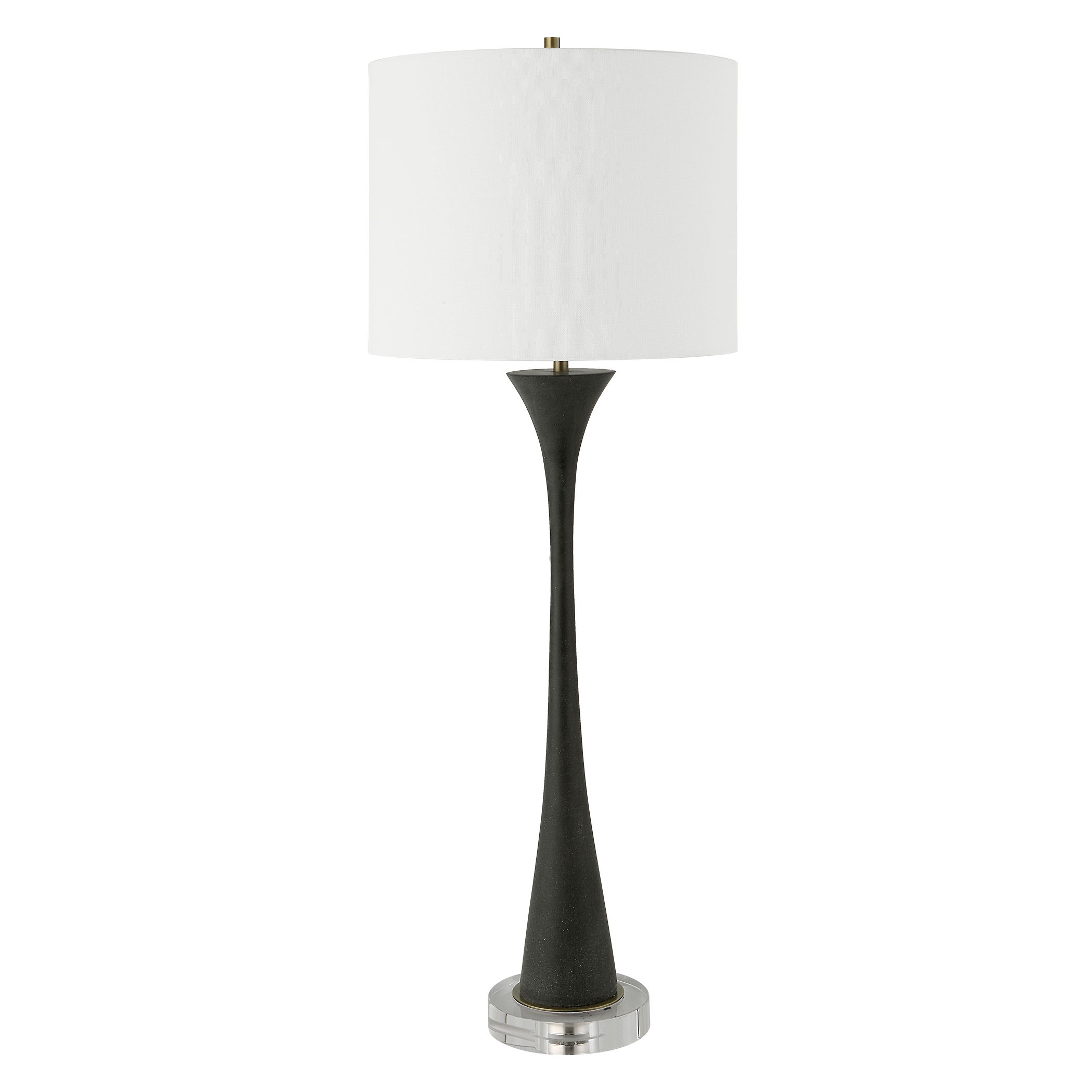 Fountain Black Stone Buffet Lamp large image 