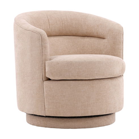 Lauretta Swivel Chair Beige