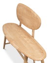 Pebble Bench (1 Back) Lionskin Finish, by Sarreid, 1'3" length x 4'6" width x 2'11" height thumbnail 4