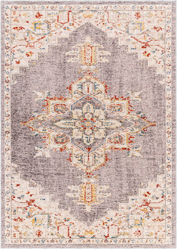Truva Machine Woven Rug, by Surya, 1'3.75" length x 1'3.75" width