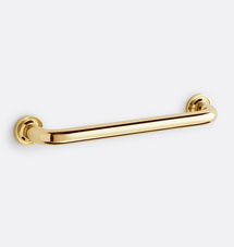 Online Designer Kitchen Ansel Drawer Pull - 6" - Unlacquered Brass