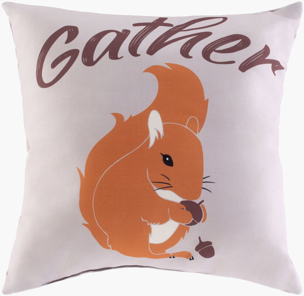 Gratitude Accent Pillow, Decorative Pillow by Surya, 18" length x 18" width