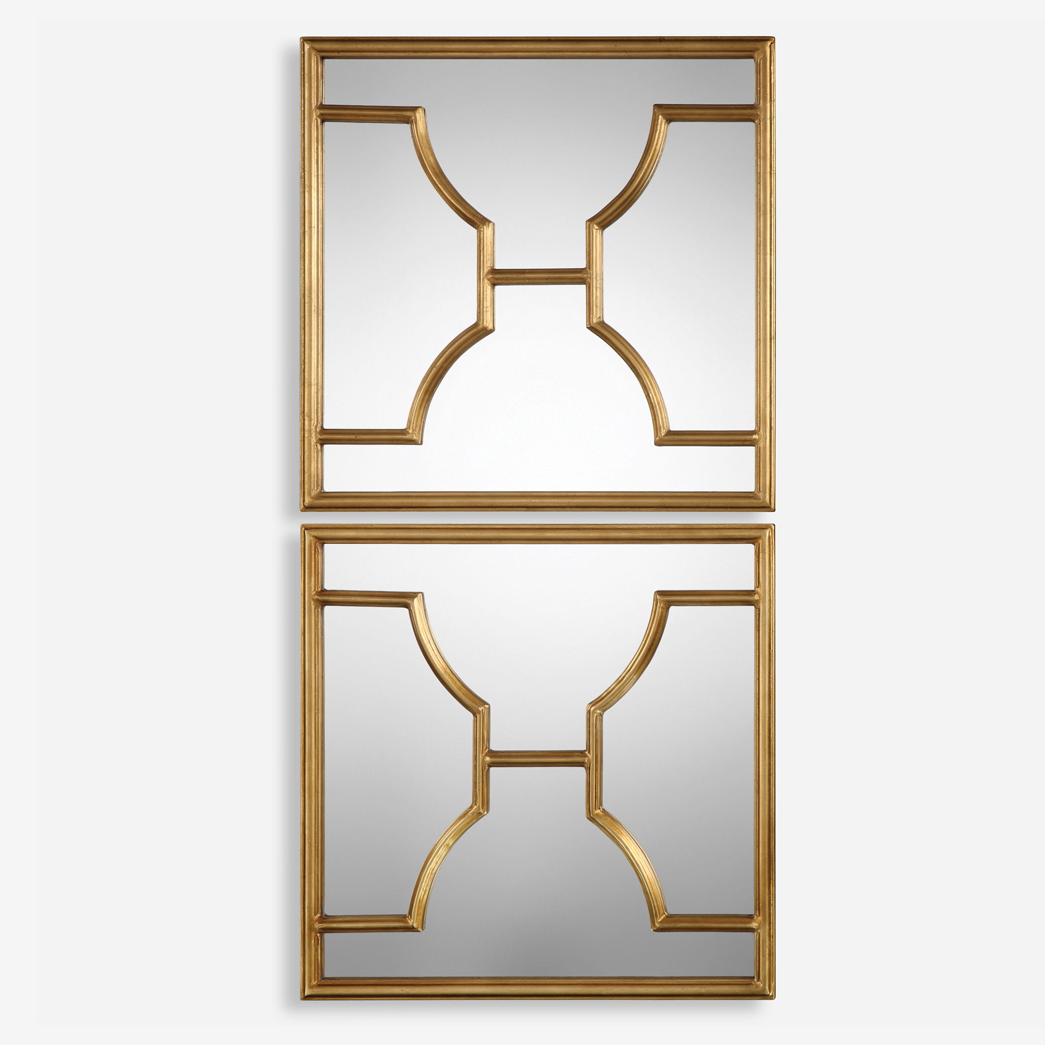 Misa Gold Square Mirrors S/2 large image 