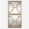Misa Gold Square Mirrors Set/2, by Uttermost, 24" width x 24" height x 1.12" depth thumbnail 1