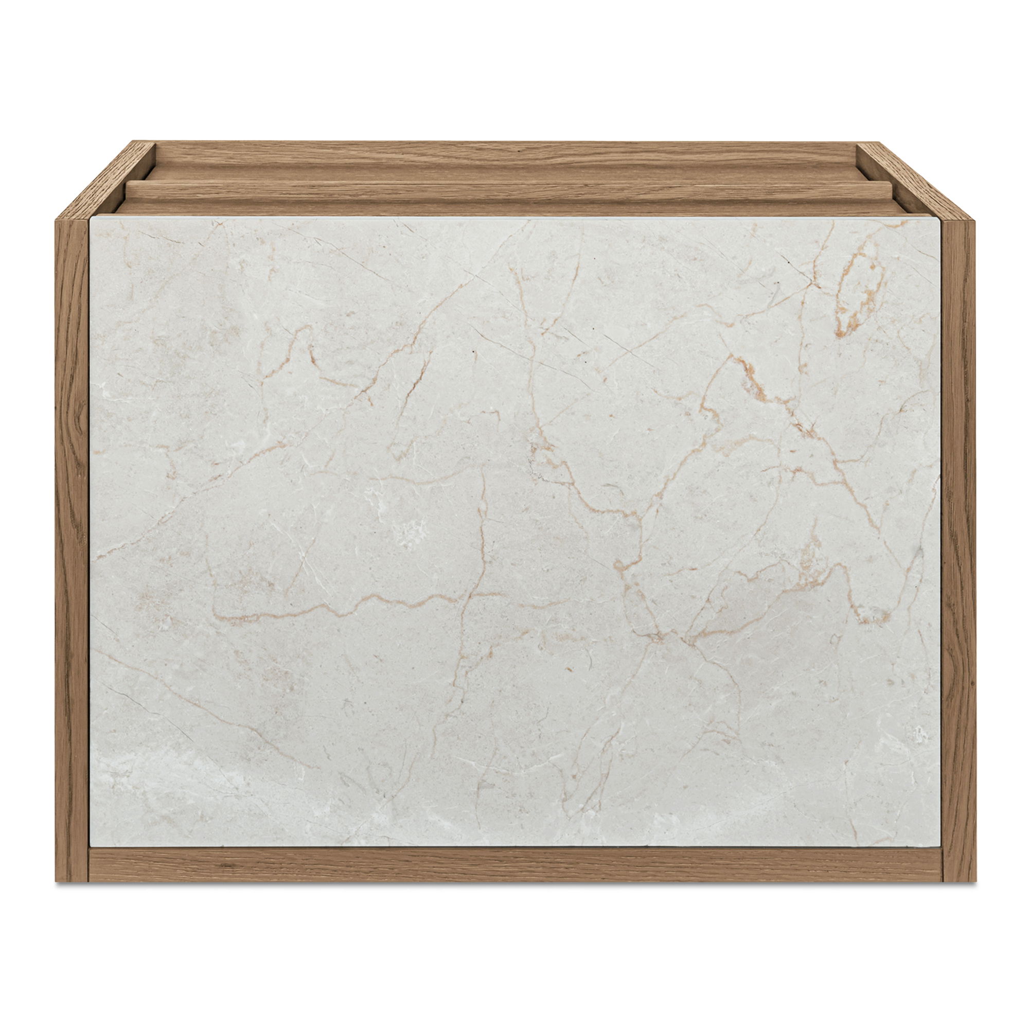 Ashcroft Nightstand Oak, by Moe's Home, 26.38" width x 18.11" height x 19.09" depth View 5