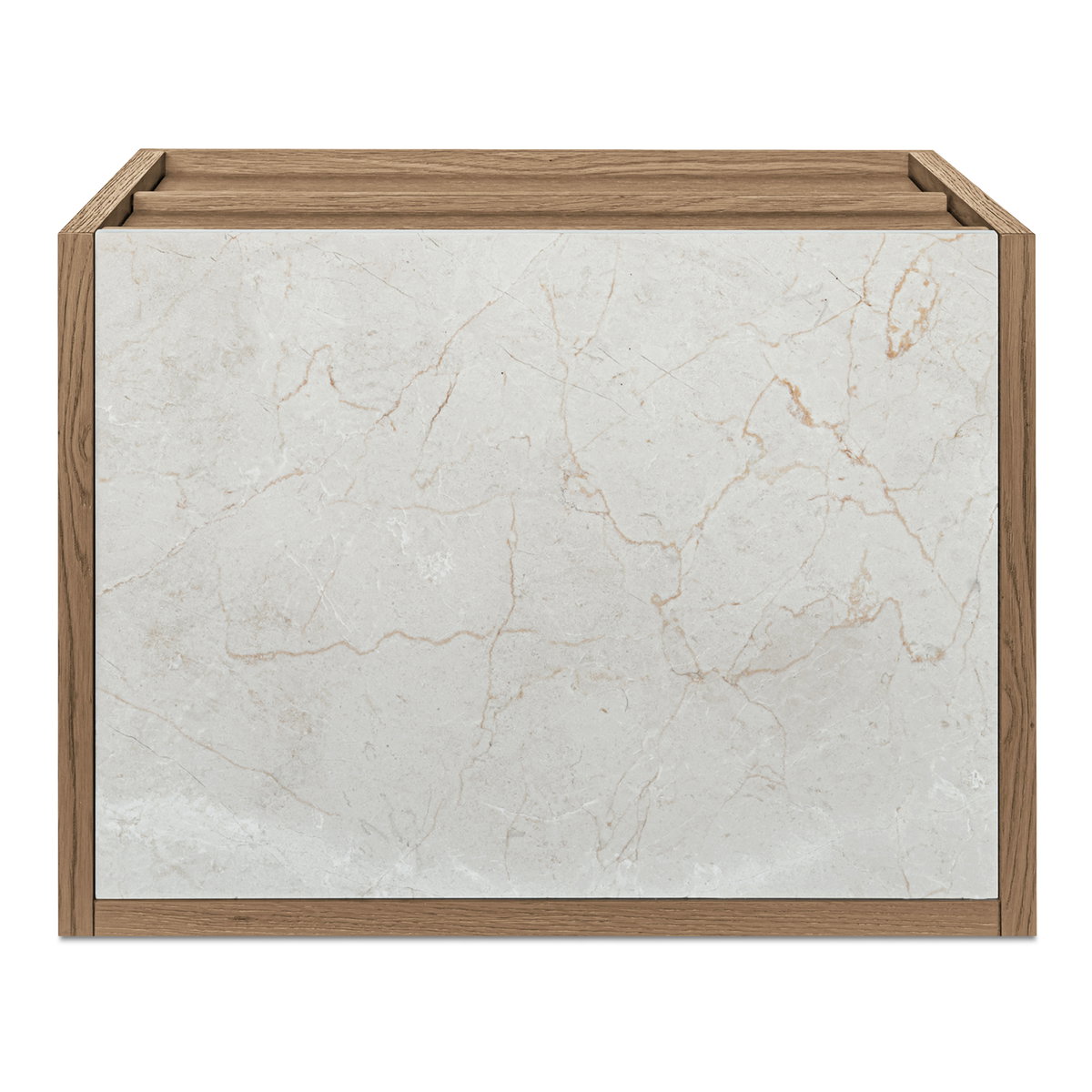 Ashcroft Nightstand Oak, by Moe's Home, 26.38" width x 18.11" height x 19.09" depth View 5