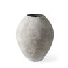 Gobi 20L x 23H Small Tan Ceramic Oval Vase thumbnail 0