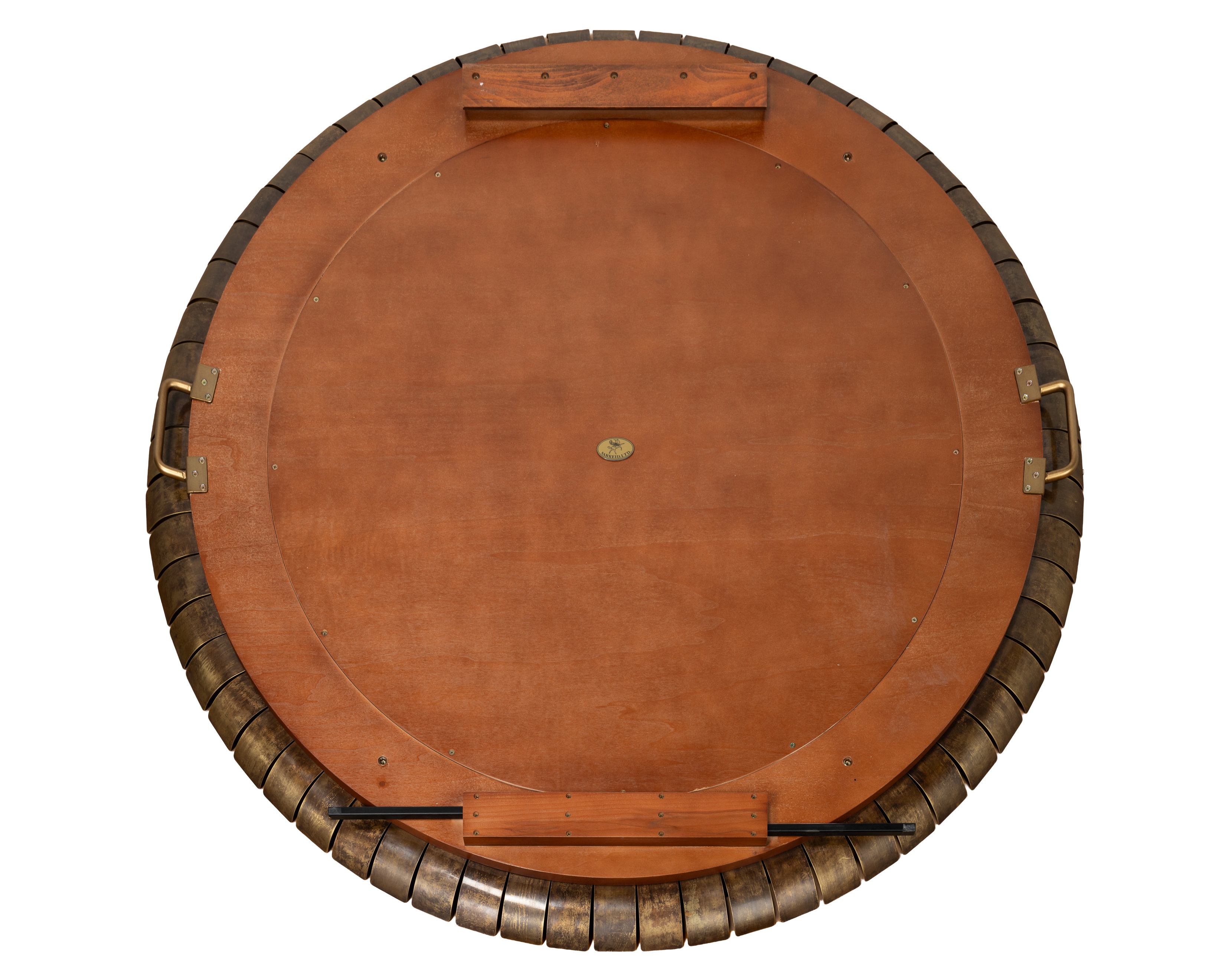 Mistral Wall Mirror, by Sarreid, 56" length x 3" width x 56" height View 3