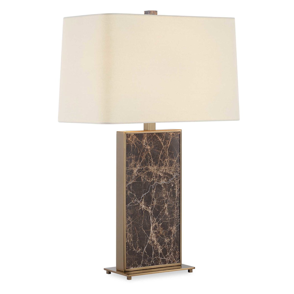 Lafferty Marble Table Lamp, by Uttermost, 1'6" width x 2'4.25" height x 1'6" depth View 1