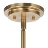 Crystal Stick 8 Light Brass Chandelier thumbnail 7