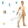 Star Wars Episode IX Rey Giant Wall Decals, by York Wall, 3' length x 1'5.25" width x 0.02" depth thumbnail