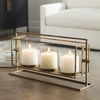 Wenman Gold Triple Candleholder thumbnail 1