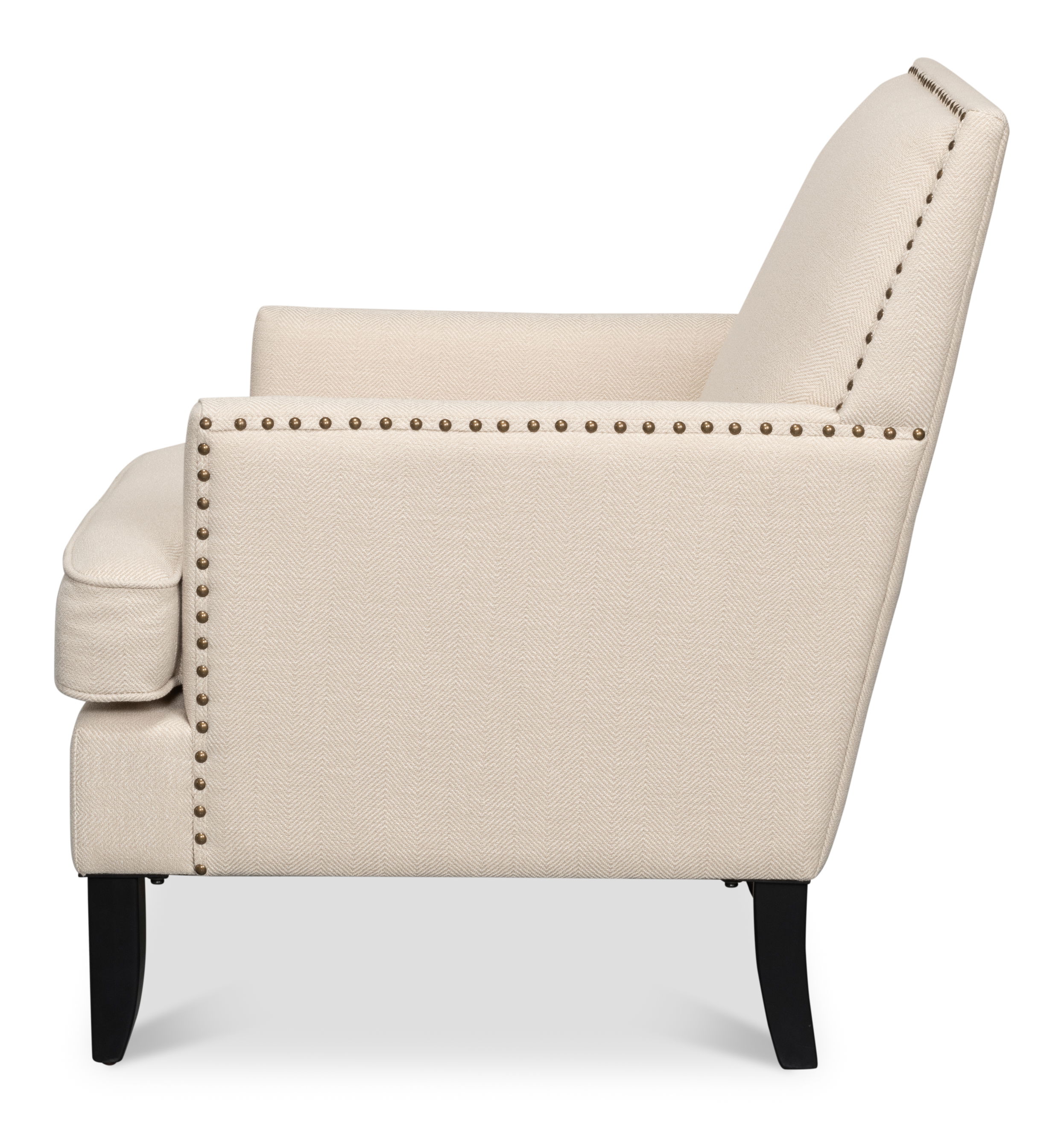 Grady Chair, Fabric, Accent Chair by Sarreid, 27" length x 33" width x 35" height View 9