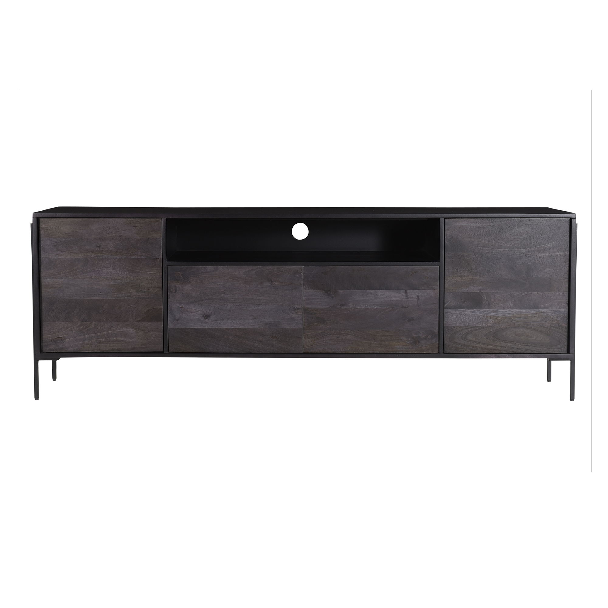 Tobin Entertainment Unit Charcoal Grey large image 