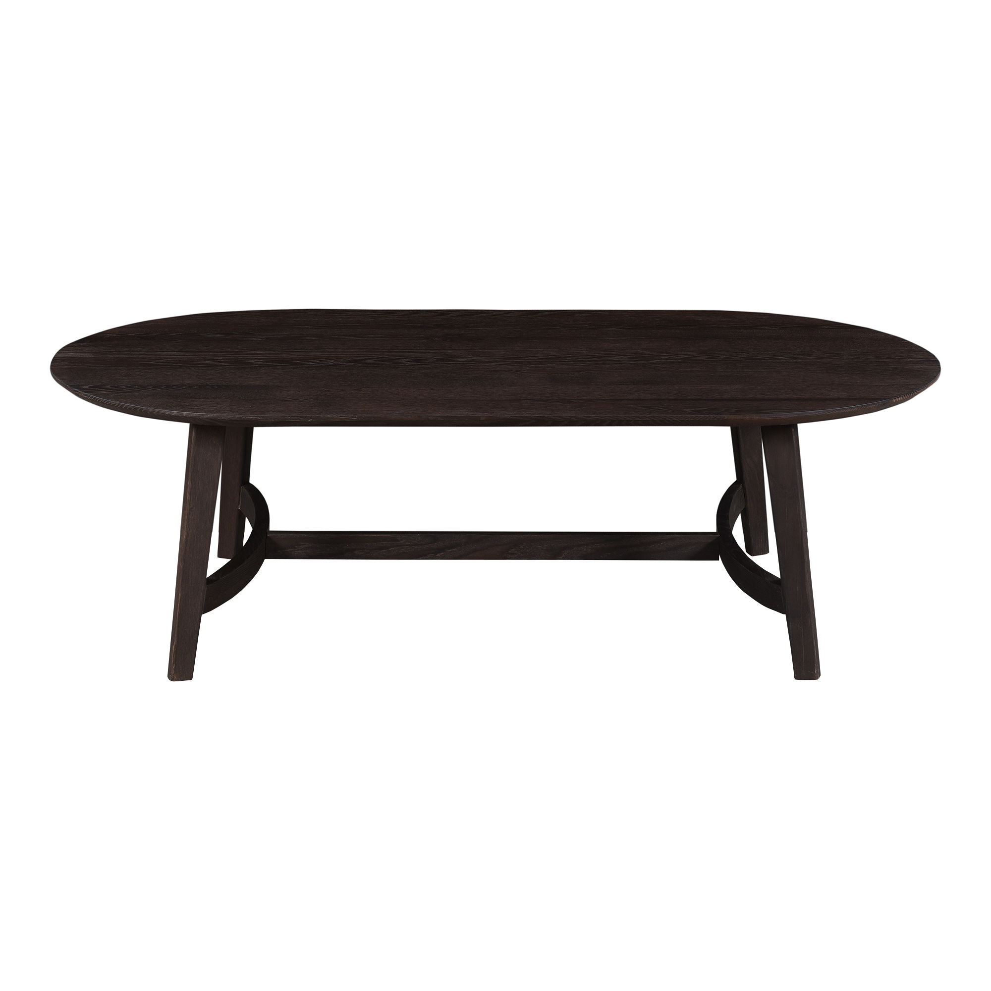 Trie Coffee Table Dark Brown, by Moe's Home, 54" width x 17" height x 28" depth View 1