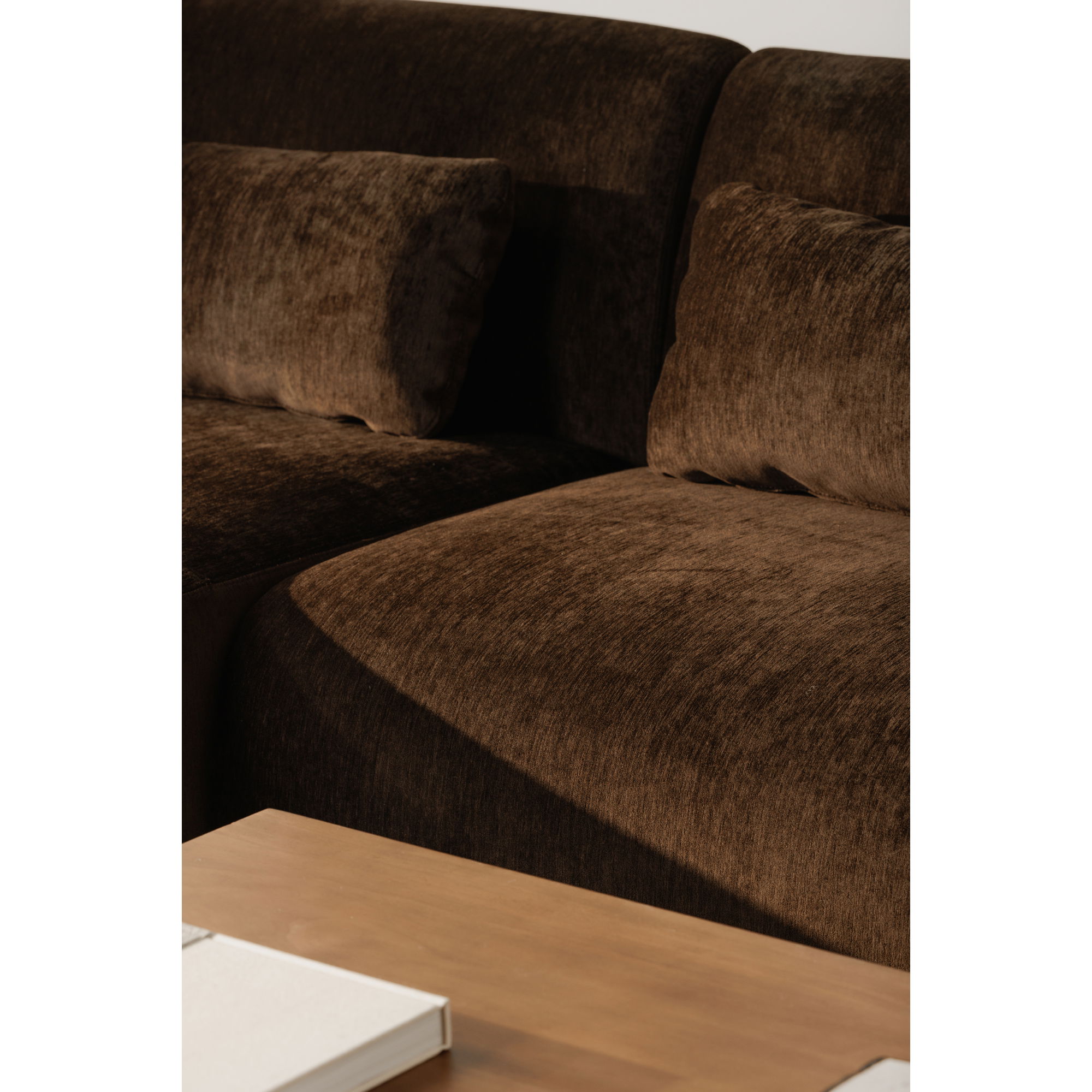 Amelia Left Arm Facing Chair Espresso large image 