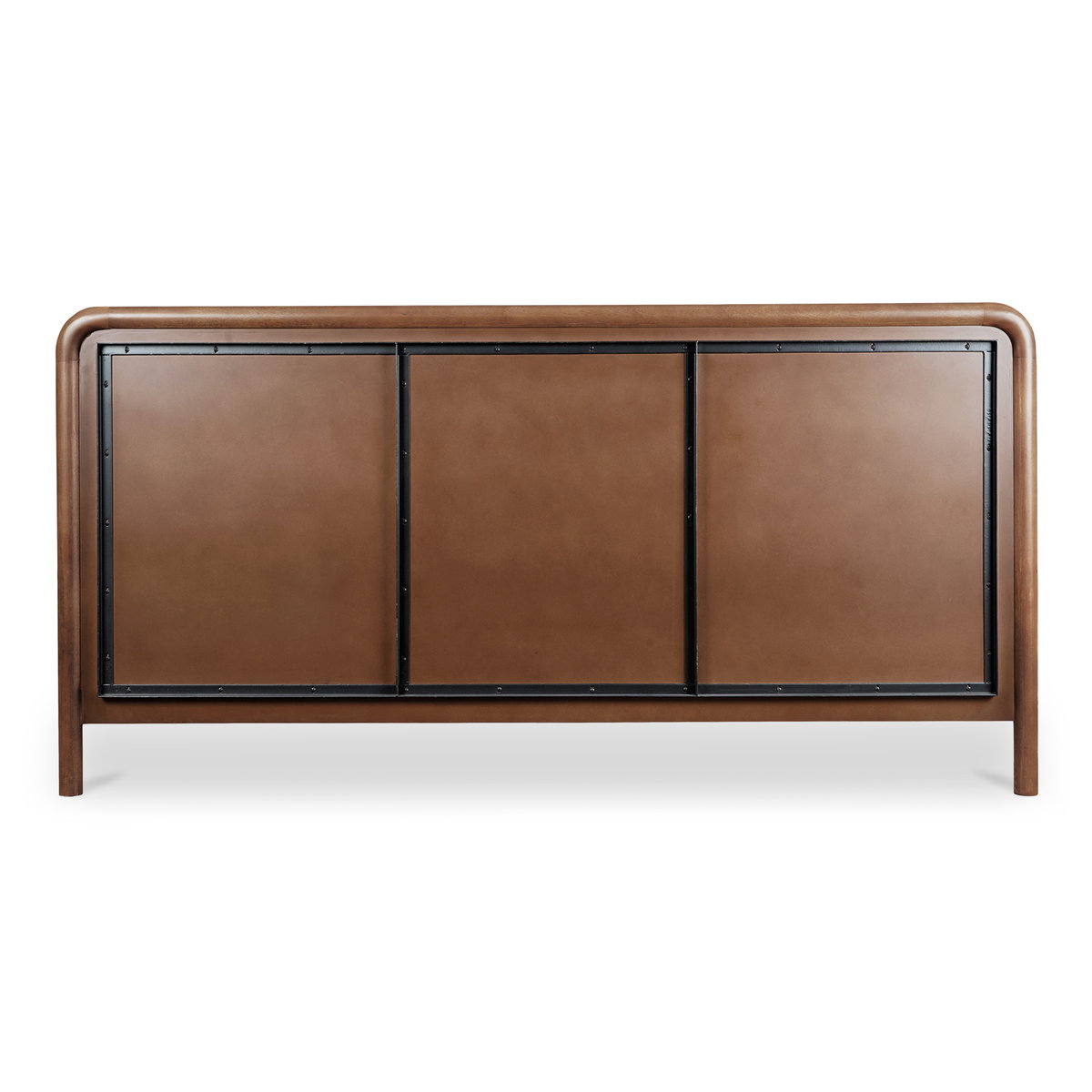 Rye Queen Bed Warm Brown, by Moe's Home, 66" width x 40.6" height x 84" depth View 5