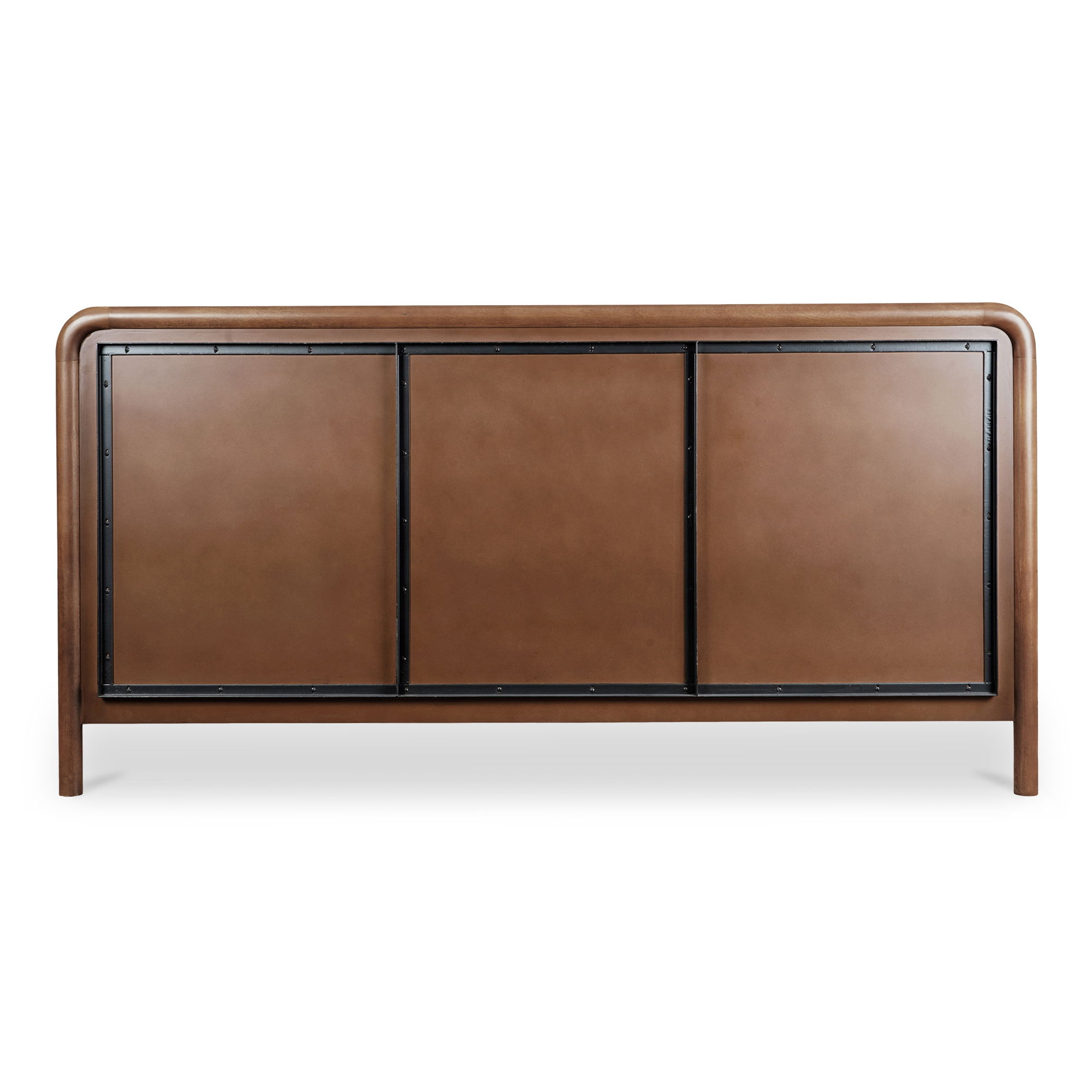 Rye Queen Bed Warm Brown large image 