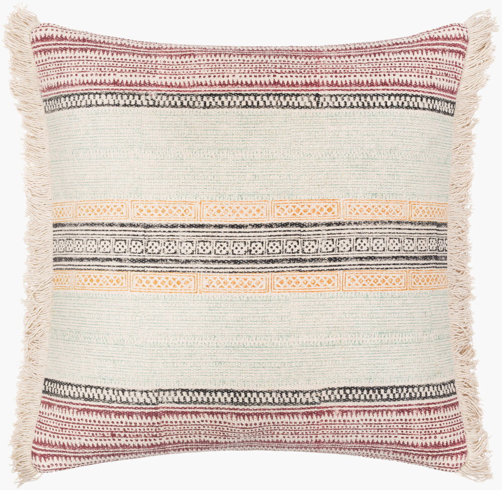 Zendaya Accent Pillow Down, Decorative Pillow by Surya, 18" length x 18" width