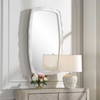 Marbella White Mirror, by Uttermost, 22" width x 37.8" height x 2.5" depth thumbnail 4