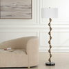 Remolino Bronze Floor Lamp, by Uttermost, 19" width x 65" height x 19" depth thumbnail 4