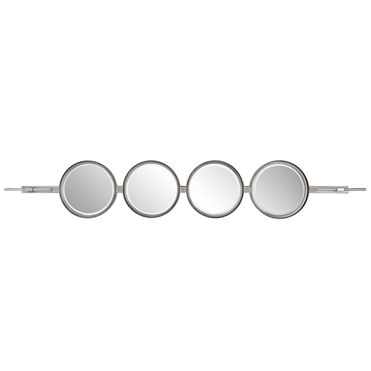 Button Silver Mirror, by Uttermost, 9.87" width x 59.87" height x 3.12" depth View 5