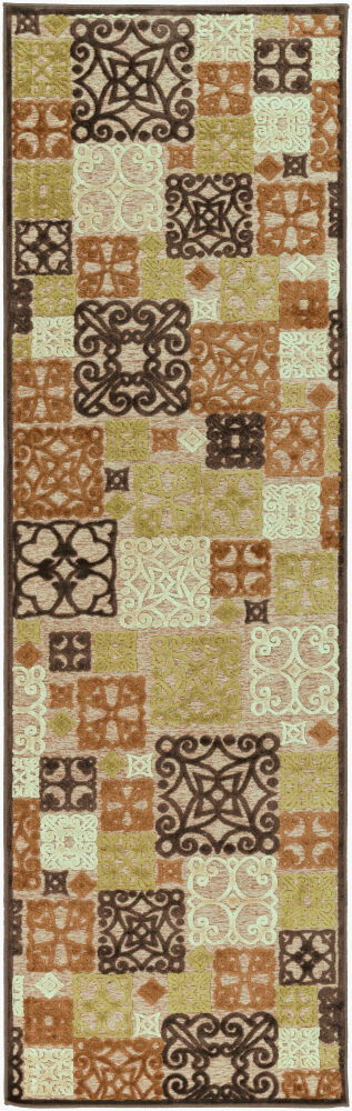 Tyler Machine Woven Rug, by Surya, 7'10" length x 2'6" width
