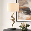Rams Horn Table Lamp, by Uttermost, 15" width x 33.5" height x 15" depth thumbnail 2