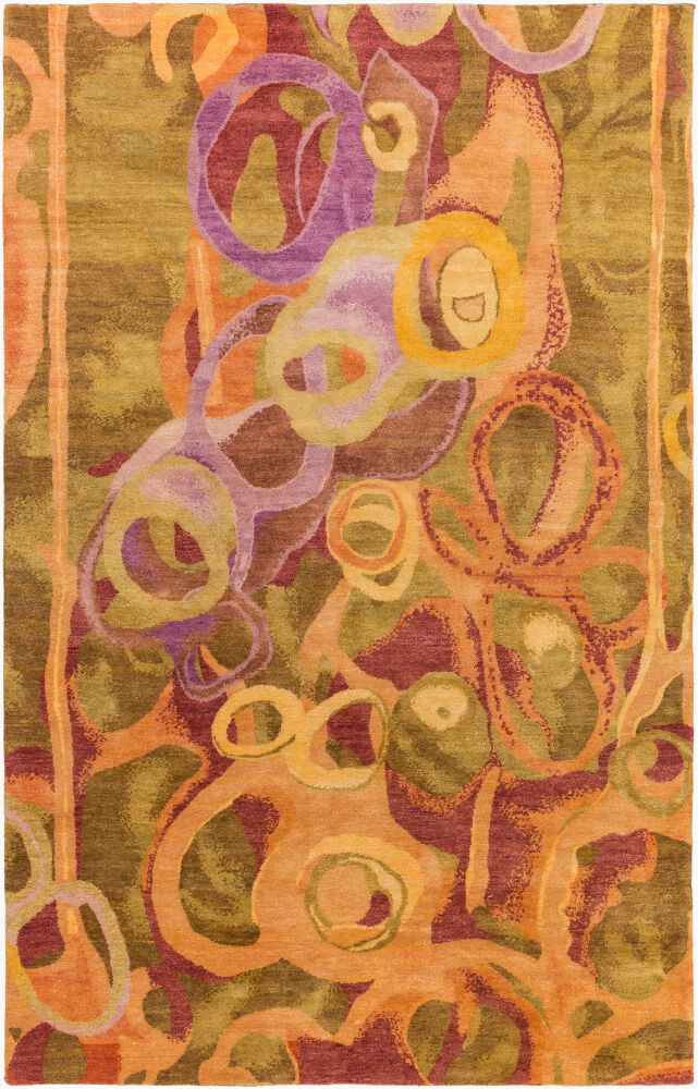 Brought to Light Handmade Rug, by Surya, 9' length x 6' width