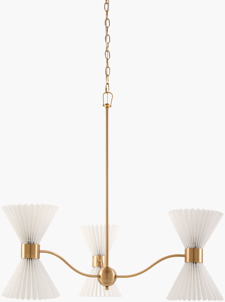 Oran Chandelier, by Surya, 28" length x 28" width x 32" height