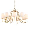 Seville 9 Light Gold Chandelier thumbnail 3