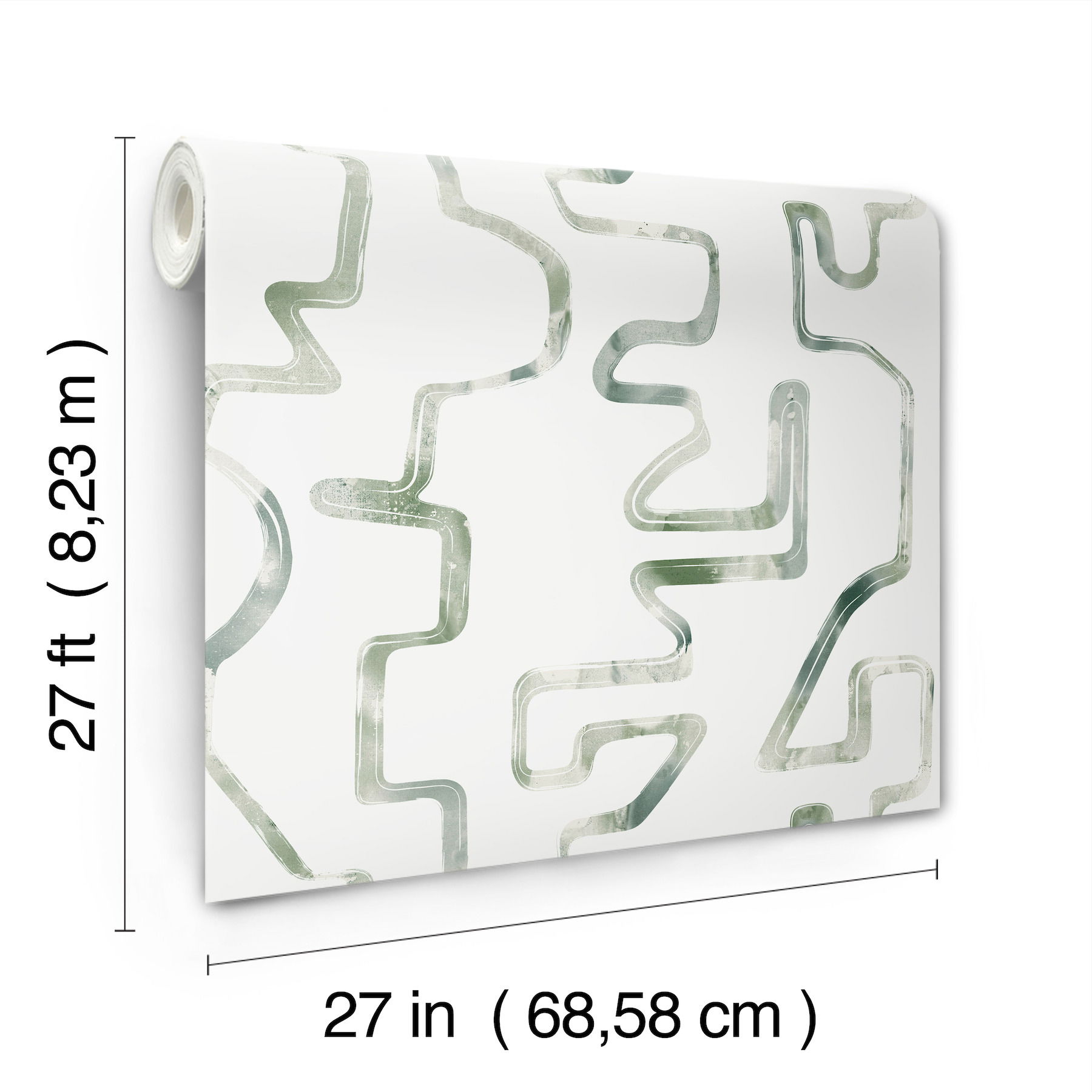 Abstract Aura Green & Grey Wallpaper Abstract Aura Green & Grey Wallpaper large image