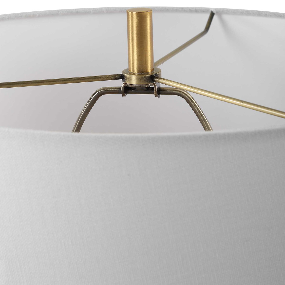 Lynna Ivory Table Lamp, by Uttermost, 16" width x 22.5" height x 16" depth View 7
